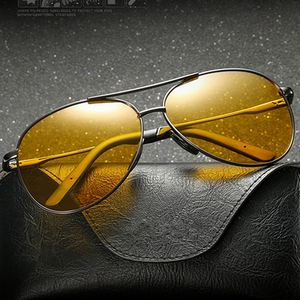 Lunettes de soleil polarisées de pilote personnalisées avec logo, qualité supérieure, pour la conduite, protection UV400, vision nocturne, pour hommes - Product Image 3
