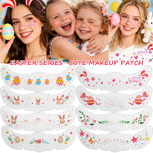 <span class=keywords><strong>Tatuaggi</strong></span> Temporanei Personalizzati Impermeabili per Donne e Ragazze, Glitter Metallici Dorati per Viso e Corpo - Product Image 6