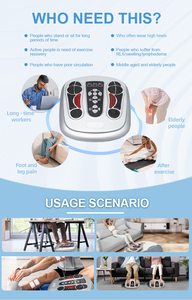 Modèle de massage des <span class=keywords><strong>pieds</strong></span> chinois électrique à intensité réglable, jambes et <span class=keywords><strong>pieds</strong></span> chauffants vibrants pour soulager le stress - Product Image 6