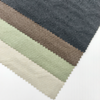 Tissu en cuir PU fin avec support tricoté 135GSM, toucher doux, anti-moisissure