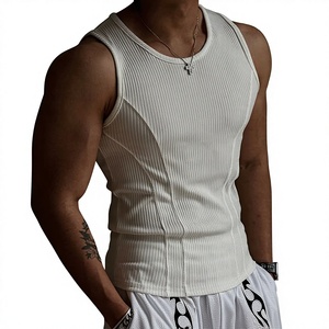 Nuova Canotta Sportiva Estiva da <span class=keywords><strong>Uomo</strong></span>, Stile Americano Retrò, Tendenza Virale, Senza Maniche, Antipiega - Product Image 1