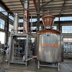 自動3000Lラムスティル、ターンキー蒸留所システム、ブランディウォッカウイスキー製造工場用の商用銅アルコール蒸留器 - Product Image 6