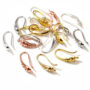 10pcs ( 5pairs) 20x11mm Matte Silver Plated and Gold <strong>Color</strong> Ear Hooks Earring <strong>Wires</strong> for Handmade Women <strong>Fashion</strong> Jewelry Earrings - Product Image 6