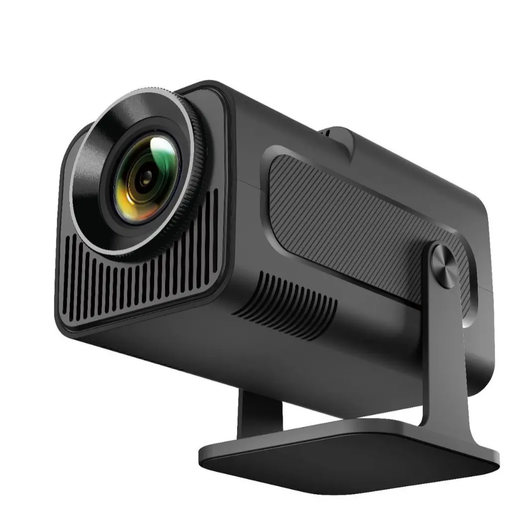 Proyektor Mini Hy320, proyeksi Mini Led 2024 300 ANSI Lumen Led 1080P 4K Wifi portabel UHD Video pintar