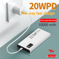 Chargeur portable X902 20000 mAh, Power Bank mobile double USB à charge rapide, grande capacité, Power Bank PD avec écran numérique