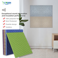 Panneau Rectangulaire Moderne en Fibre de Polyester Haute Efficacité, Insonorisant, Ignifuge et Écologique pour la Maison, le Salon et l'Hôtel