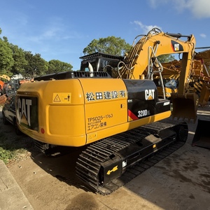 Rentable utilizado para la excavadora de orugas hidráulica CAT 320D2L, motor central de peso operativo de 20 toneladas, envío rápido Shanghai - Product Image 1
