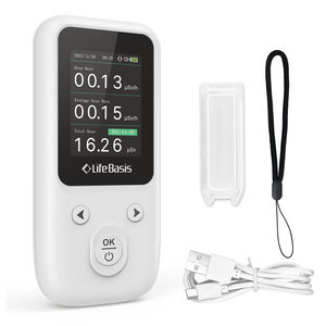 Modern Household Geiger Counter ABS Nuclear <span class=keywords><strong>Radiation</strong></span> Detector para Radioactive Dose <span class=keywords><strong>Radiation</strong></span> Survey Meter para X Beta Gamma Ray - Product Image 1