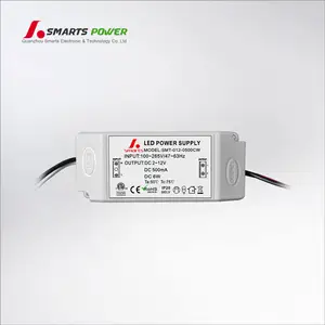 แหล่งจ่ายไฟ LED 12 V 500mA 18 V 350mA IP20 AC TO DC LED DRIVER