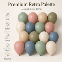 Ballons en latex décoratifs de différentes couleurs, rétro, pour la décoration de fête d'anniversaire, de mariage, de Noël, vente en gros