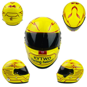 Casco de juguete personalizable no eléctrico, modelo locomotora, colgante de motocicleta, coche, muñeca, <span class=keywords><strong>Venom</strong></span>, oso pequeño fijo, mini casco - Product Image 5