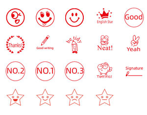 การปรับแต่งภาพตัวเองหมึกเด็กแสตมป์ครูสำหรับการแสดงออกทางอารมณ์รีวิวความคิดเห็น - Product Image 4