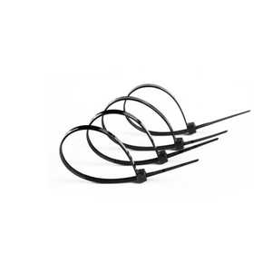Plastic zip tie approved resist Black color tie wrap Selflocking nylon 66 cable ties - Product Image 2