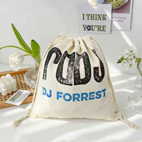 Sac à dos en toile de coton réutilisable avec cordon de serrage, imprimé sérigraphié effet craquelé, logo personnalisé, style vintage, pour le sport, l'école et le rangement