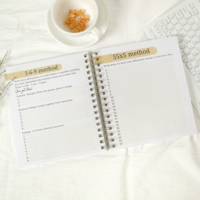 Planificateur de manifestation imprimé personnalisé Cahier d'exercices sur la pleine conscience pour les soins personnels Journal d'autodécouverte de soi positif Cahier d'agenda quotidien