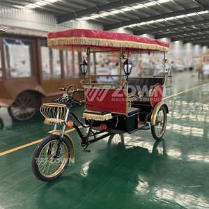 รถสามล้อไฟฟ้าขับเคลื่อน 3 ล้อ แบบแถวเดียว 6 สปีด โครงเหล็ก สำหรับนักท่องเที่ยว - Product Image 6