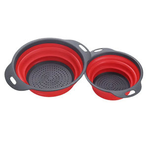 Évier pliable passoires crépines panier <span class=keywords><strong>rétractable</strong></span> en plastique de <span class=keywords><strong>silicone</strong></span> bassin pliable pour le filtrage de vidange de cuisine - Product Image 4