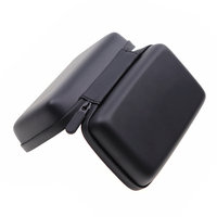 Étui de montre en cuir, sac de voyage noir en PU, étanche, durable, coque rigide, pochette de rangement fabriquée en EVA et cuir résistants