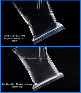 Sac de rangement en silicone givré réutilisable pour congélateur de qualité alimentaire Ziplock Structure en matériau EVA pochette rétractable pour chips de pomme de terre - Product Image 6