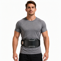Ceinture chauffante abdominale intelligente à infrarouge à double impulsion et 7 modes, machine de physiothérapie électrique pour massage du ventre