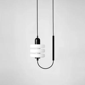 Modern Chinese Nordic Single-Head Pendant <b>Light</b> Creative Designer Style for Bedroom Bedside Dining <b>Room</b> Bar-AC Power - Product Image 3