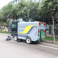 Penyapu Jalan Listrik Multifungsi BY-S25 Dengan Sistem Pencucian Bertekanan Tinggi, Tempat Sampah 240L, Tangki Air 280L