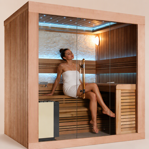<span class=keywords><strong>FACESPA</strong></span> 2-4 Personen Kommerzielle Sauna mit Ferninfrarot aus Kanadischem Zedernholz FS-1241 - Product Image 1
