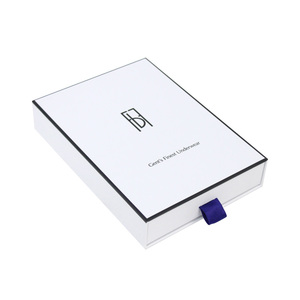 Personalized <b>Silver</b> Gold Foiling Premium Rigid Cardboard Slide Drawer Jewelry Gift <b>Box</b> with Paper Insert for Bracelets - Product Image 1