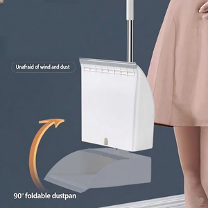 Sunshine Modern 2-in-1 uzatılabilir süpürge seti PP kıl malzeme süpürge faraş uzun ofis ev mutfak lobi zemin süpürme - Product Image 4