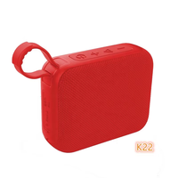 Haut-parleur portable sans fil K22 5W RGB étanche à la poussière avec microphone intégré et basses profondes pour communication Bluetooth