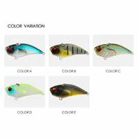 Nouvelles leurres artificielles imprimées de 60 mm, 9 g, en ABS, coulantes, type spinner, VIB Vibra, pour la pêche au bar, au brochet, à la perche et au marlin -02