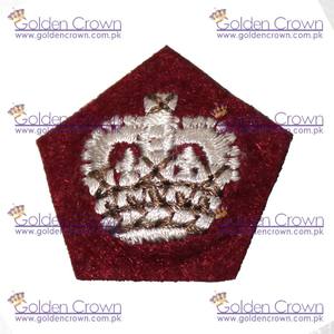 Insignia de tela bordada al por mayor, insignia de rango de diseño 3D, logotipo cosido personalizable para uniformes - Product Image 2