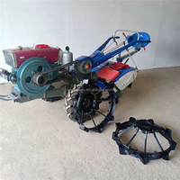 Tracteur à chenilles électrique à deux roues de 22 ch, avec boîte de vitesses, pour la récolte des pommes de terre, le butage, le labourage des rizières, des cultures de soja