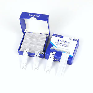 Groothandel 100Pcs Mannen Scheermesjes Enkelrand Vervanging Scheren Ontharing Rvs Messen Voor Scheren - Product Image 4