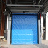 Porte de chambre froide industrielle -25°C ℃   Conception étanche résistante à la température, vitesse d'ouverture : 1,2 m/s, vitesse de fermeture : 0,8 m/s