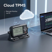 Capteurs externes TPMS pour camions à 18 roues, filetage 8 mm, avec mode remorque à commutation automatique et cloud IoT pour le stockage des données