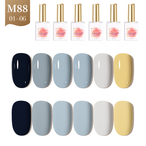 AILANUO เจลทาเล็บสีใหม่ 6 สี OEM/ODM TPO ปราศจากสาร Hema ดีไซน์สวย สีชัดเจน ทนแสง UV ขายส่งเจลทาเล็บ รับผลิตแบรนด์ส่วนตัว - Product Image 1