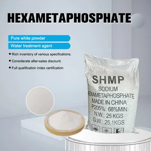 China Bevochtigingsmiddel Fabrikant Shmp Wit Poeder Natrium Hexametafosfaat Levensmiddelenadditieven