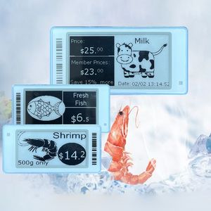 Etiqueta Electrónica Criogénica de 2.13 Pulgadas con Pantalla de Tinta Electrónica, Etiqueta Electrónica Digital para Estantes, Etiqueta de Precio, Temperatura de -20~70 Grados - Product Image 1