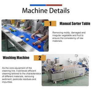 OEM & ODM <b>Bell</b> Pepper, Coriandar, Lettuce, Cucumber, Cabbage Vegetable Washing Machine with Drum - Product Image 4