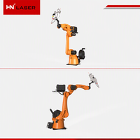 Nouvelle machine de soudage au laser à fibre automatique à 6 axes HN LASER 3000W pour la production de pièces métalliques avec 2 ans de garantie