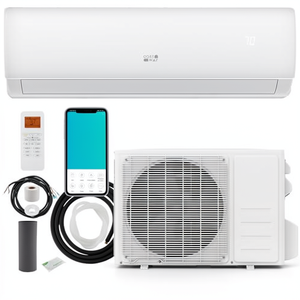 110 Volt Wall Air Conditioner R32 Refrigerant Energy Saving Wall Split Heat <b>Pump</b> Multi-Zone Air Conditioner for 500-750 Sq. ft - Product Image 6