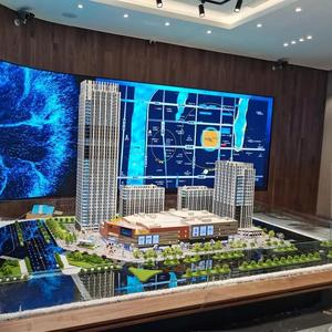 Kiến trúc văn phòng led mô hình kiến trúc chiếu sáng 3D in ấn Trung Quốc mô hình kiến trúc mảnh - Product Image 6