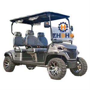 Carrito de golf todoterreno de <span class=keywords><strong>4</strong></span> plazas personalizado de lujo para el transporte familiar de niños - Product Image 1