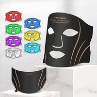 Masque facial en silicone multi-modes rechargeable, instrument de soin de la peau portable pour usage domestique, visage et cou