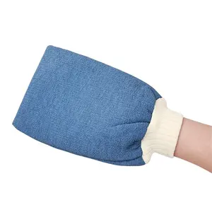Morroco Hammam Gloves Mitten Remove Dead Skin Bath Body Exfoliating Gloves Body Exfoliator Scrubber Custom Size 1pcs/opp Bag