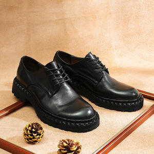 Nouvelles Bottes d'Hiver Montantes Classiques Polyvalentes Décontractées pour Hommes, Imperméables en Cuir Véritable, Rehaussantes, pour le Travail en Extérieur et le Sport - Product Image 4