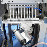 Automatische hogesnelheids 10-baans energiepoeder stick verpakkingsmachine, multi-lane instant fruitdrank poeder sachet vulmachine