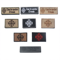 Écusson brodé personnalisé à coudre ou badge tactique pour la décoration de sacs à dos et vêtements d'extérieur