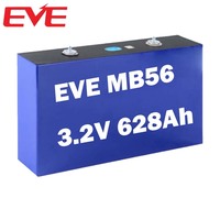 Boîte de batterie LiFePO4 DIY EEL 48V MB56 628Ah avec BMS JK V19 300A + écran 4,3 pouces + disjoncteur 300A certifié CE/TUV et fusible 315A ESS